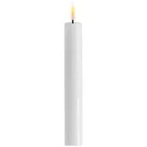 Deluxe Homeart LED Stabkerze 15 cm Ø 2,2 cm 2 St. weiß