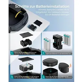 Songmics Mülleimer 50,0 l schwarz