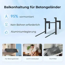 sunshare Beton-Balkonhalterung für Ray 200 W Module