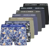 JACK & JONES Herren Boxershorts, 7er Pack JACMASON FLOWER Trunks 7P