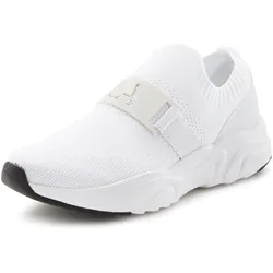 Sneaker LASCANA ACTIVE, Damen, Gr. 43, weiß, Obermaterial: 100% Textilmaterial. Futter: 100% Textilmaterial. Decksohle: 100% Textilmaterial. Laufsohle: 100% Synthetik, unifarben, modisch, Schuhe Socksneaker Slip-on-Sneaker Sneaker low, Halbschuh, Freizeitschuh, Slipper, Chunky Sohle VEGAN