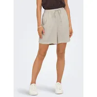 Only Damen Onlsiesta Mw Pull-Up Linen Bl Shorts Os,