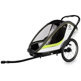 Hamax Breeze Kinderanhänger weiß/grün 2025