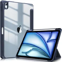 Fintie Hybrid Hülle für iPad Air 11 Zoll M3 2025/ M2 2024, iPad Air 5/4 Gen (2022/2020) Marineblau