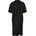 Organic Oversized Kurzes Kurzarmkleid Black M