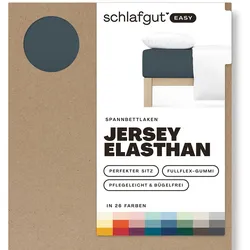 Spannbettlaken EASY Jersey - grau