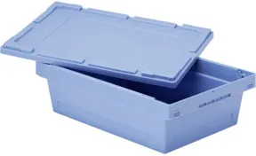 Bito Stülpdeckel / MBS86 L800xB600 mm, taubenblau