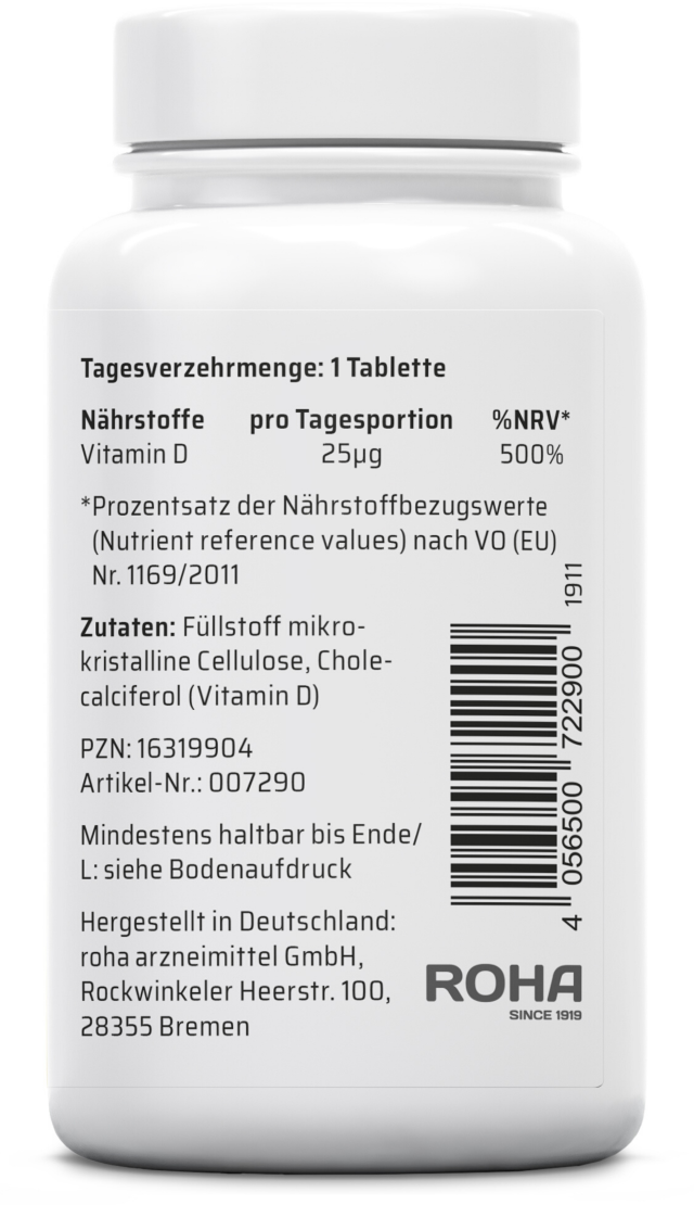 Sanhelios Vitamin D 1.000 I.e. Tabletten 365 St