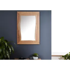 Massivmoebel24 Spiegel Akazie 100 x 3 x 70 cm Beige