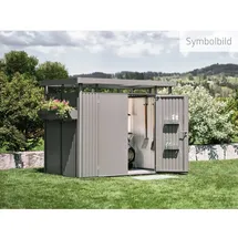 Biohort Gartenhaus HighLine H6 3,14 x 3,14 m Quarzgrau