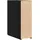 vidaXL Apothekerschrank Schwarze Eiche 20 x 45,5 x 60 cm Schwarz