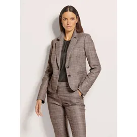 Madeleine Blazer Glencheckblazer Braun 46