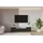 altdecor ELIO Lowboard 200 cm Schwarz/Weiß Holzwerkstoff