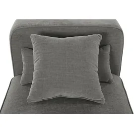 Home Affaire Sofa-Mittelelement HOME AFFAIRE "Sundstrup", grau (anthrazit), B:70cm H:76,5cm T:93cm, 100% Polyester, Polsterelemente, Modulserie, individuelle Zusammenstellung
