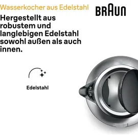 Braun PurShine WK 1500 edelstahl/schwarz