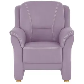 meinSofa Sessel Wilma Mikrofaser 90 x 100 x 97 cm Lila/Violett