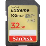 SanDisk Extreme PLUS SDHC 100 MB/s, UHS-I Card, 32 GB, Klasse 1,