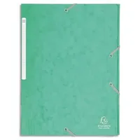 Exacompta Sammelmappe mit Gummizug und 3 Klappen, aus Manila