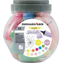 Eberhard Faber Mini Textmarker Bonboniere neon & pastell 12 St.