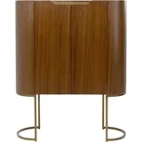 Kare Barschrank Giorgio 115 x 142 cm Braun