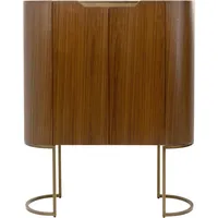 Kare Barschrank Giorgio 115 x 142 cm Braun