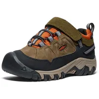 Keen Targhee 4 Low Waterproof Wanderstiefel, Dark Olive/Gold Flame,