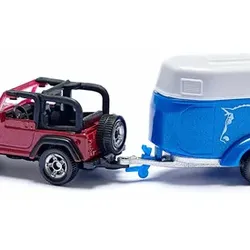 SIKU Jeep mit Pferdeanhänger 1651