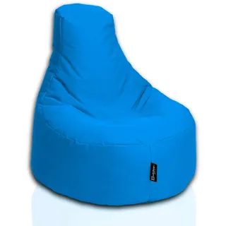 BuBiBag Gamer Sitzsack, Lounge Sessel, Gaming Sitzsäcke, Indoor & Outdoor Kissen für Kinder und Erwachsene (Königsblau;Ø:80cm)