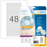 Herma CD-Etiketten weiß, 25 Blatt