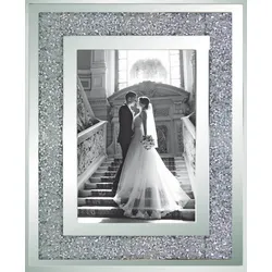 Fotorahmen STRASS - weiß