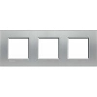 Legrand Rahmen Living&Light Aluminium LNA4802M3TE