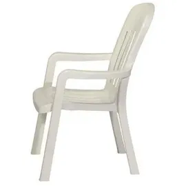 Sieger Comtesse Gartenstuhl 64 x 70 x 96 cm weiß 2 St.