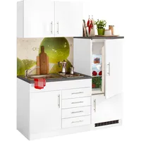Held MÖBEL Küchenzeile »Toledo«, mit E-Geräten, Breite 160 cm, weiß