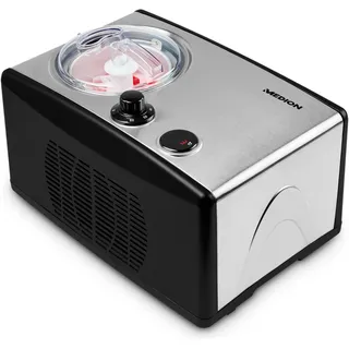 Medion MD 18387 Eismaschine Schwarz/Silber 1,5 l
