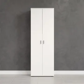 trendteam Mehrzweckschrank 60 x 176 x 35 cm 2-türig / weiß