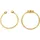 Elli Ring 925 Sterling Silber Herz, Ring Set in Gold | Gr.: 52