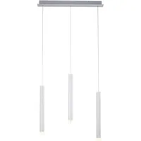 just light. Bruno 3-flg. 55 cm Aluminium silber