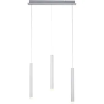 just light. Bruno 3-flg. 55 cm Aluminium silber