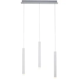 just light. Bruno 3-flg. 55 cm Aluminium silber