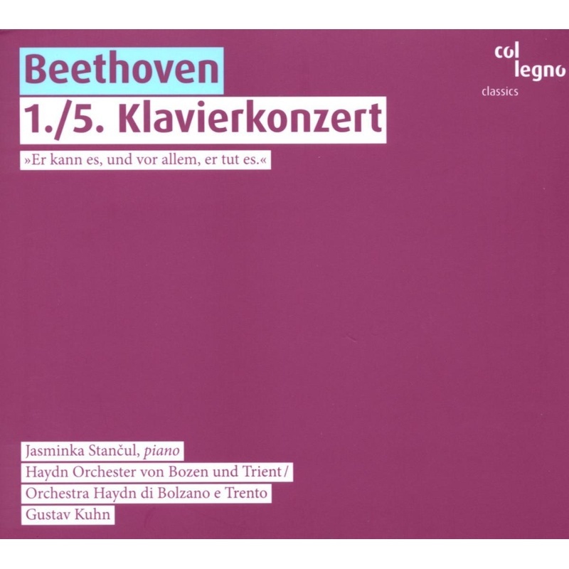 1./5.Klavierkonzert - Stancul  Haydn Orch.Bozen Und Trient  G. Kuhn. (CD)
