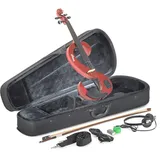 Stagg EVN 4/4 MRD Silent Violinenset 4/4, Metallic Rot