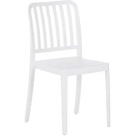 Beliani Sersale Gartenstuhl 42 x 42 x 82 cm weiß 4 St.