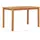 vidaXL Gartentisch 120 x 70 x 77 cm Teak Massivholz Braun