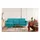 Konsimo Ecksofa Tagio ¦ türkis/petrol ¦ Maße (cm): B: 190 H: 78