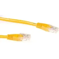 Act CAT6A UTP 0.5m Netzwerkkabel Gelb 0,5 m