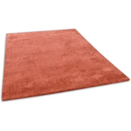 Tom Tailor Shaggy Teppich Cozy Hochflorteppich 50 x 80 cm Braun