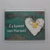 esg | valcambi Goldbarren 1g Es kommt von Herzen" Motivbox