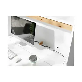 byLIVING Sekretär VALENTIN Breite 120 cm weiß/Artisan Eiche Eiche-Optik