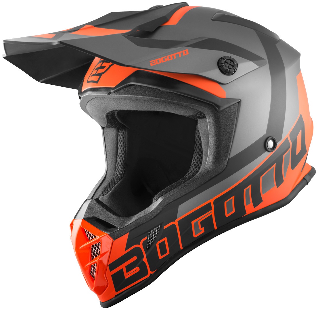 Bogotto V332 Unit Motocross Helm, orange, Größe L
