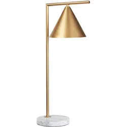 Tischlampe gold 65 cm Kegelform MOCAL